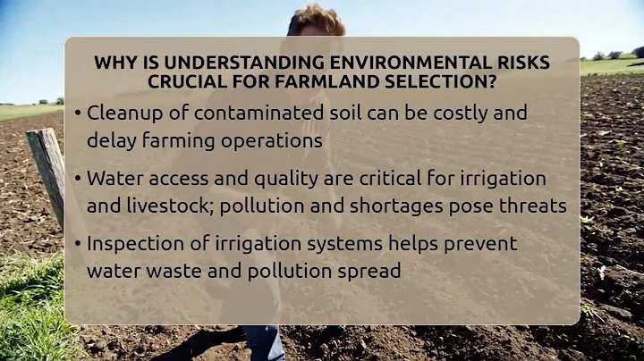 Why Is Understanding Environmental Risks Crucial For Farmland Selection? - Farm Wealth Network