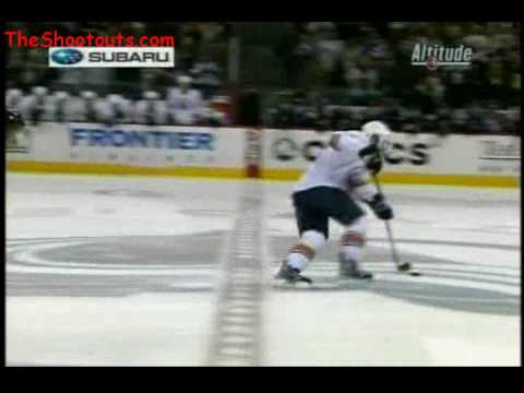 Robert Nilsson (EDM) vs. Jose Theodore (COL) Shootout March 28, 2008