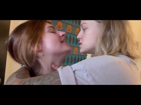Lesbian Kissing With Tongue Kiss Lesbian