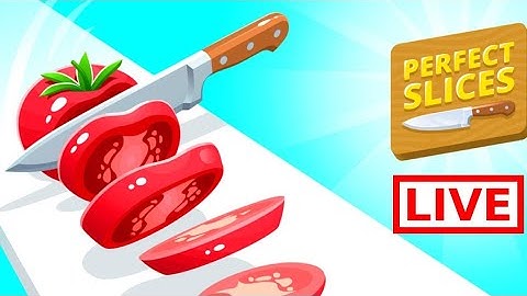 PERFECT SLICE GAMEPLAY IS LIVE part 27 #live #shortfeed #perfectslicescutting