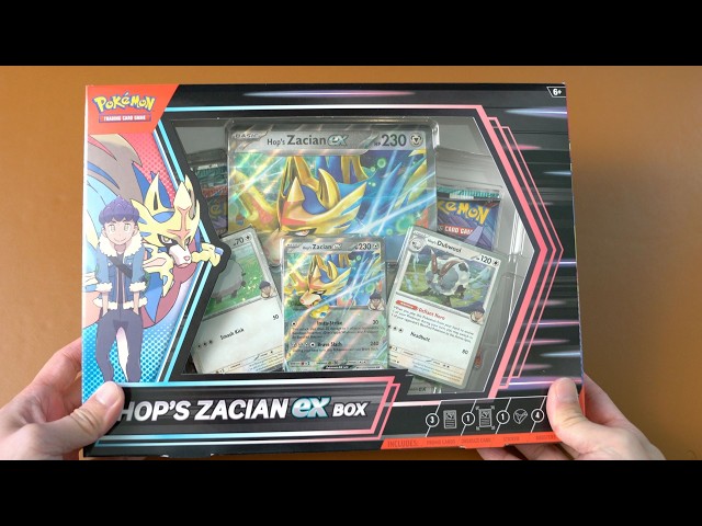 What's Inside The Pokémon TCG Hop's Zacian ex Box - YouTube