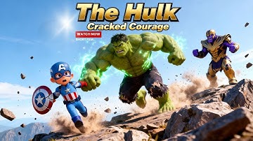 The Hulk Cracked Courage : Hulk Saves Captain America From Thanos | #HulkCrackedCourage #hulk