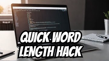 Simple Python Trick To Calculate Average Word Length FAST