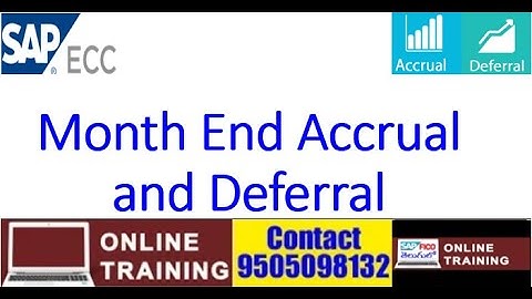 SAP FICO||Month End Provisions|| How Many Ways SAP Has Month End Provisions|| Accrual & Deferral