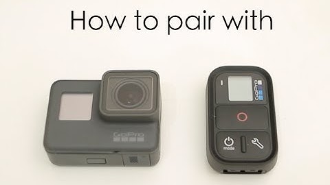 GoPro Hero5 / Hero6 Black: How to Connect / Pair with Smart Remote - GoPro Tip #563 | MicBergsma