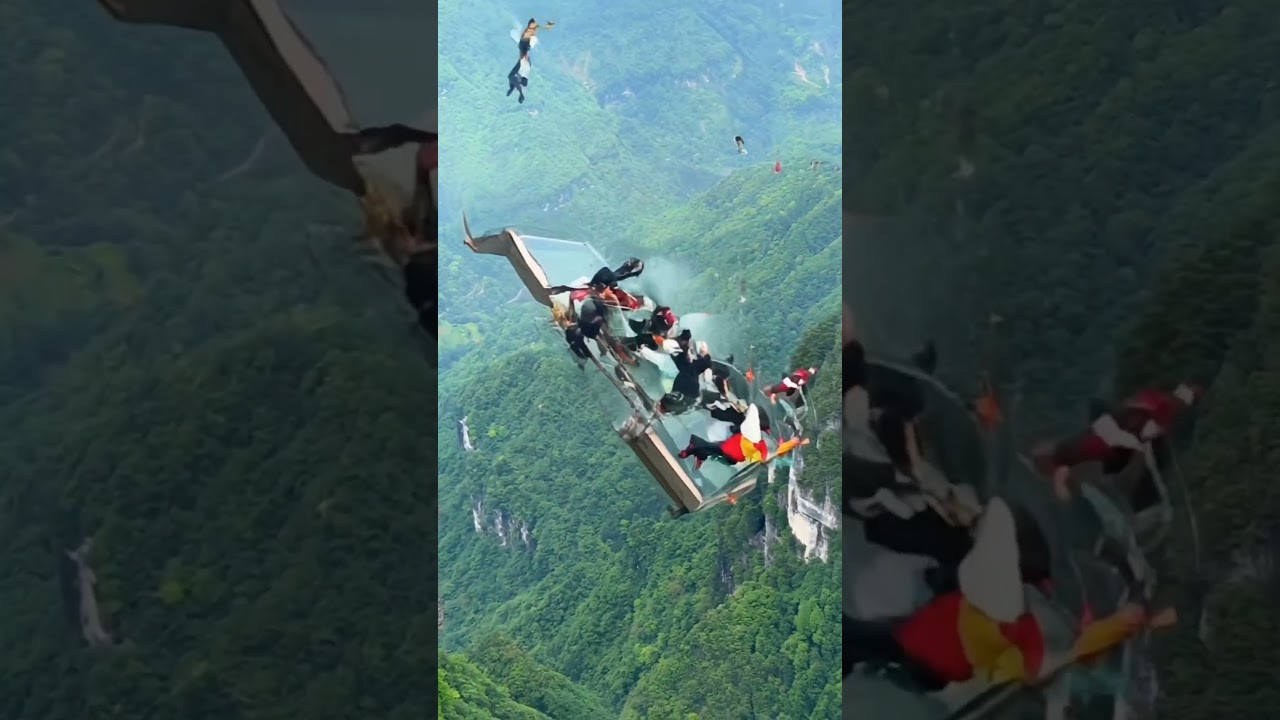 Viewing Platform Collapses with Tourists On It