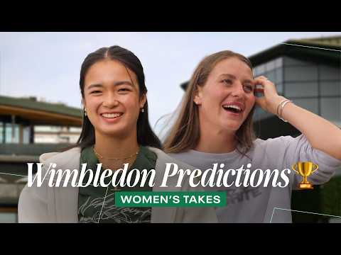 Women's Tennis Stars Pick the Men's Wimbledon Winner | Alex Eala, Marta Kostyuk & More