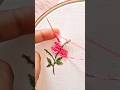 Most Elegant flower embroidery tips #trending #embroidery #shorts #viralshorts