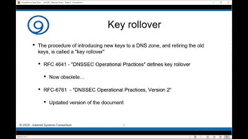 DNSSEC Series #8 - Key Rollover