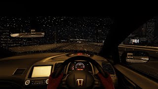 Driving Civic Type R FD2 in the rain - Gameplay Assetto Corsa