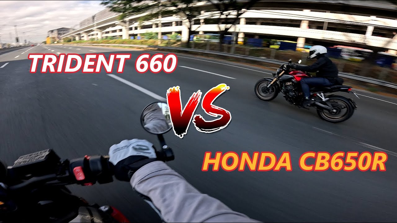 TRIUMPH TRIDENT 660 VS HONDA CB650R | HOLIDAY BREAKFAST RIDE | POV RIDE | PURE SOUND