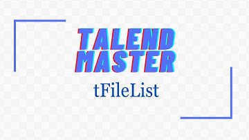 How to read multiple file in Talend using tFileList  component?