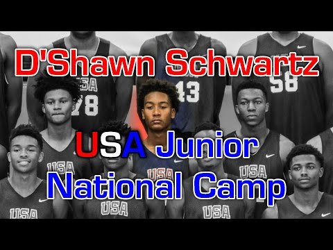 Class of 2017 D'Shawn Schwartz @ USA Junior National Camp