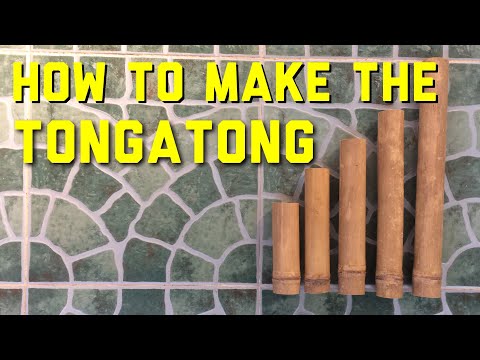 How to Make the Bamboo Stamping Tube or Tongatong of Cordillera
