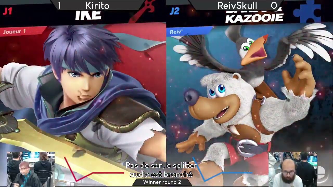 Armorena Japan Tournament : Winner round 2 - Kirito (Ike) VS ReivSkull (Banjo)
