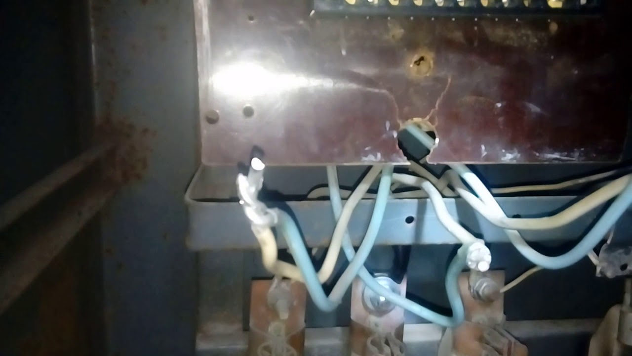 Работа электрика -установка 3-х фазного эл.счётчика в ВРУ. Часть 2.(27 ...