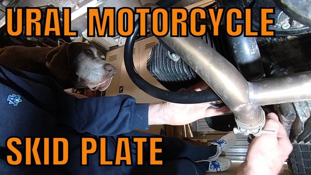 Защита картера мотоцикла Урал и тест-драйв