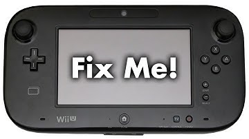 How To Fix A Dead Wii U Gamepad
