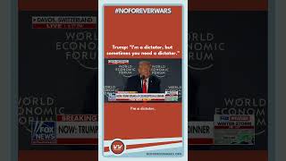 Trump: "sometimes you need a dictator"
