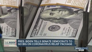 Democrats take first step to go it alone on Biden’s COVID-19 aid
