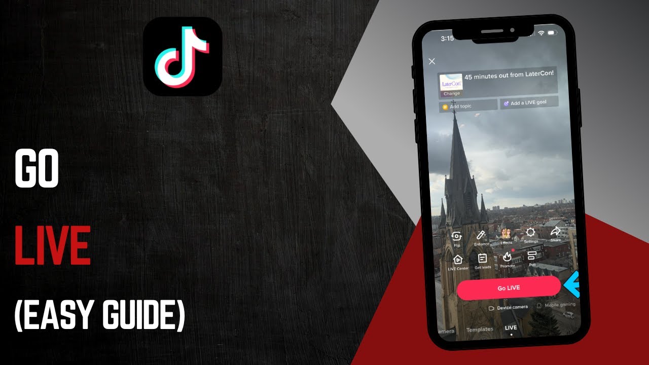 How To Go Live On TikTok - YouTube