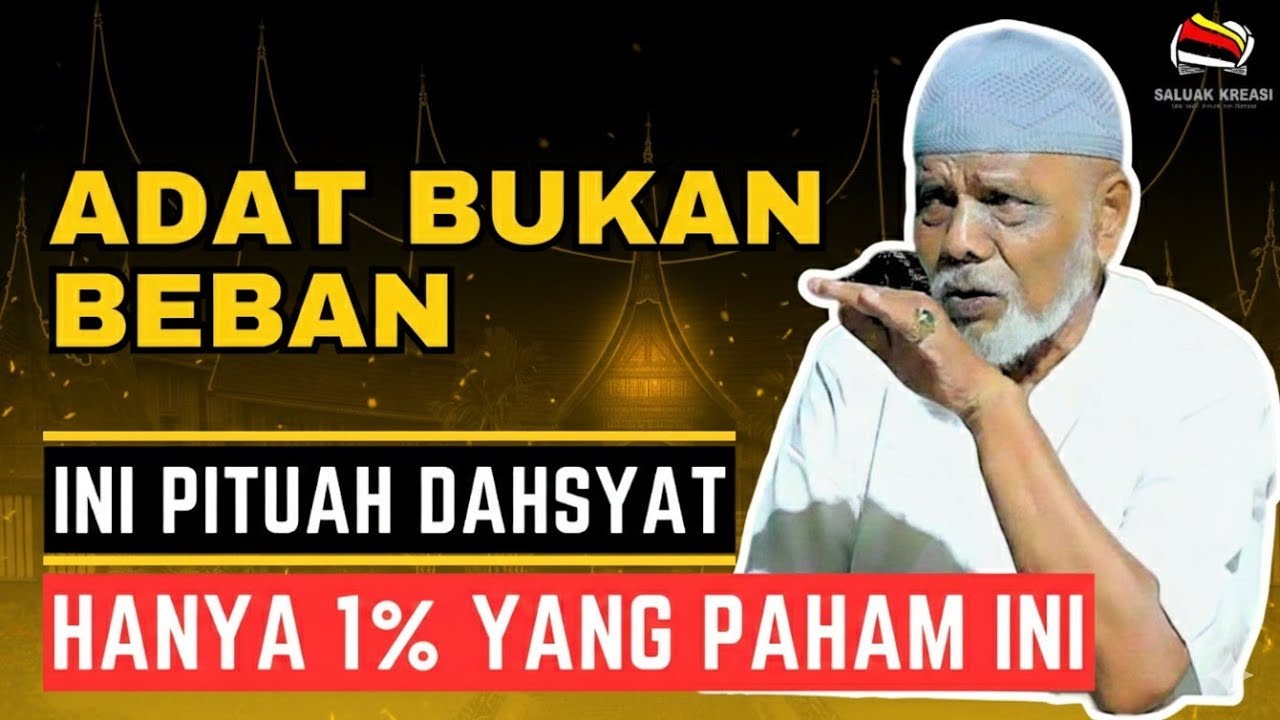 BELAJAR ADAT MINANG: Bukan Sekadar Adat‼️ Ternyata Ini Adalah Solusi‼️