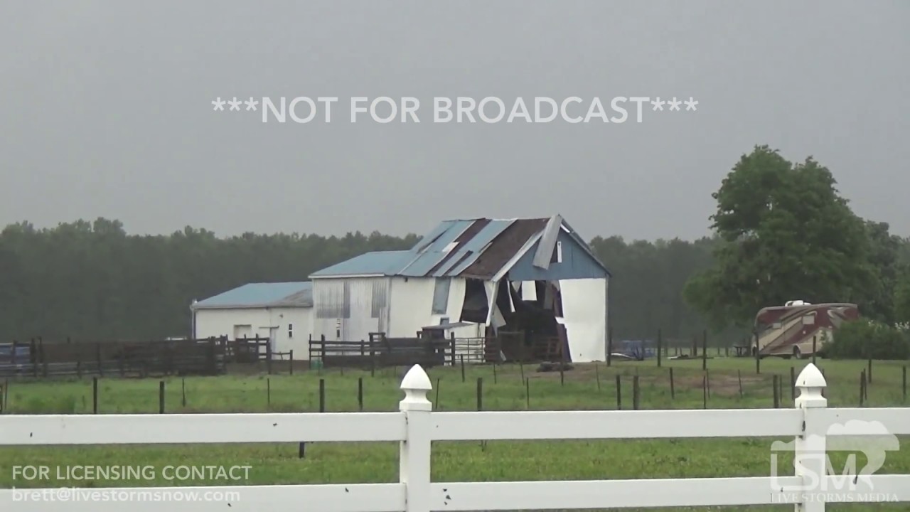 June 19th 2017 Greenwood / Ellendale, DE Microburst / Tornado Damage