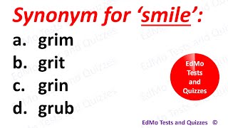 Test your knowledge of words! 'Guess the synonym' quiz. Learn how to pronounce the words too!