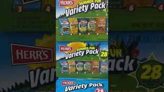 HERR’S Summer Fun Variety Pack 28 single serve bags for $10.43 @Walmart. #shorts #walmart #herrs HERR’S Summer Fun Variety Pack 28 single serve bags for $10.43 @Walmart. #shorts #walmart #herrs