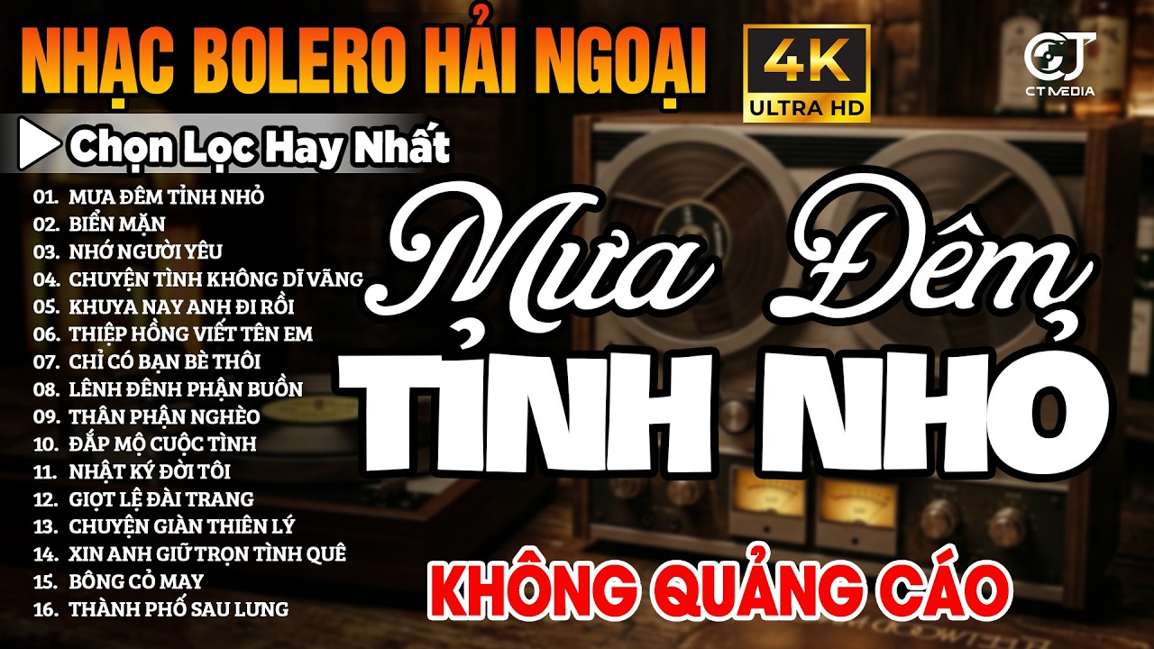 Ca Nhạc Trữ Tình Bolero KHÔNG QUẢNG CÁO Hay Nhất - LK Nhạc Vàng Hải Ngoại Bất Hủ, Ru Ngủ Đêm Khuya