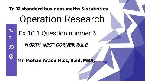 Tn 12 standard business maths 10 chapter exercise 10.1 Q:no 6