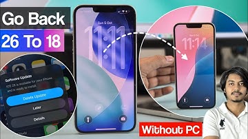 How To Go Back To iOS 18 From iOS 26 [ Without PC ] | How To Remove iOS 26 And Go Back To iOS 18 | 
