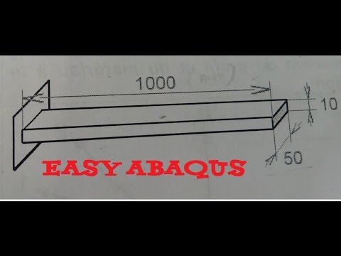 Easy Abaqus #4 - Beam element 1