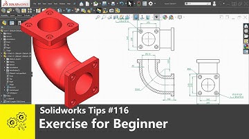 Solidworks tutorials #116 | exercise for beginner | solidworks2020 tips