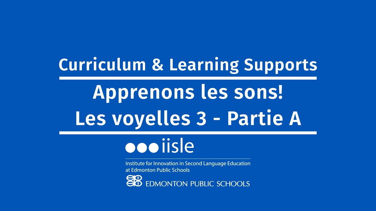 Apprenons les sons! 3A : J'écoute le son /e/ comme je - YouTube