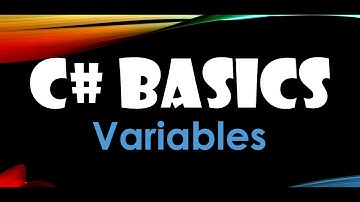 11. (C# Basics Beginner Tutorial) Variables