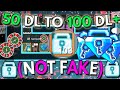 50 DL TO 100 DL + (NOT FAKE) *3 DL GIVEAWAY* -Growtopia Casino