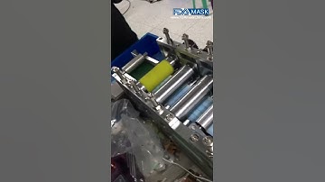 Nose core support bridge clip bar testing video on mask making machine