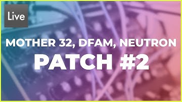 A fair morning. Moog Mother 32 and DFAM, Behringer Neutron and Clouds