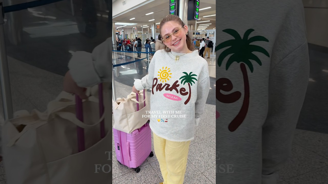 TRAVEL WITH ME FOR MY FIRST CRUISE🚢❤️#travel#airport#cruise#diml#vlog#vlogmas#aesthetic#voiceover