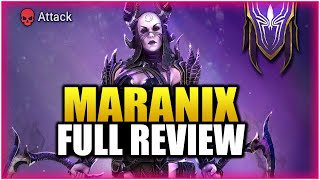 WAS I WRONG!? MARANIX Champion Spotlight!! Account Giveaway Raid Shadow Legends [Test Server]