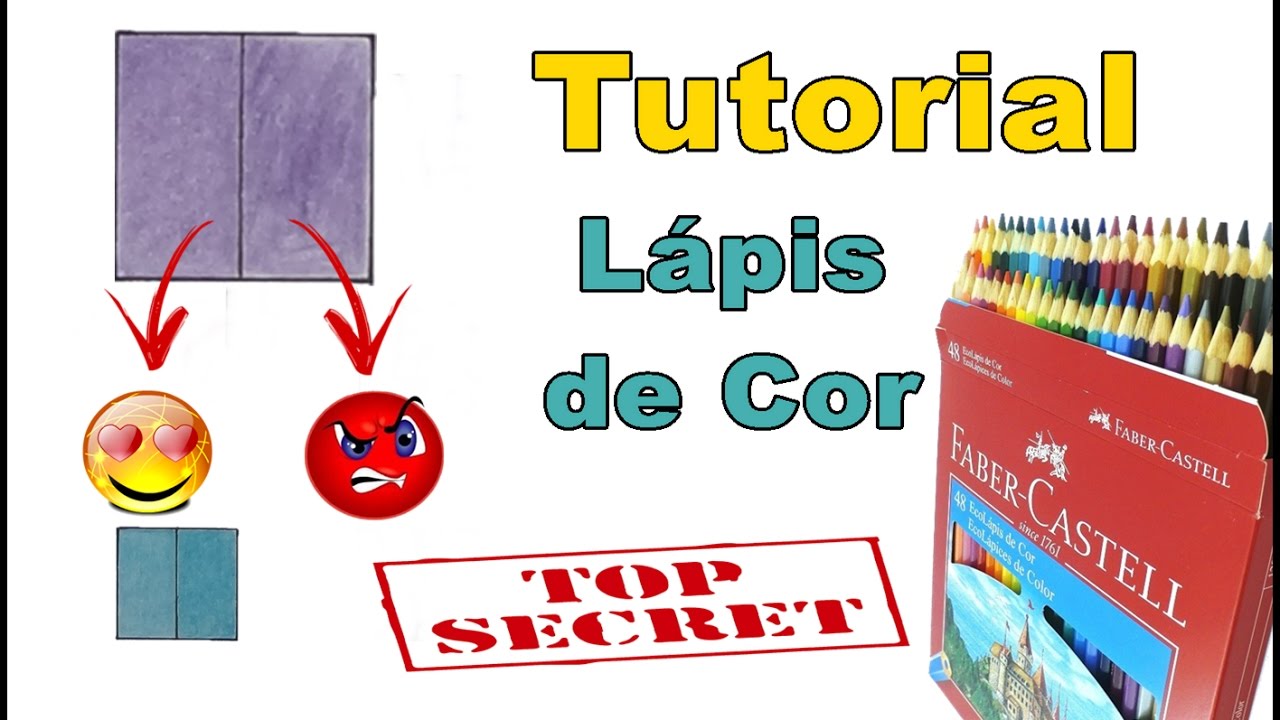Lápis de Cor #1 - Como Pintar de Forma Correta + Segredo do DC