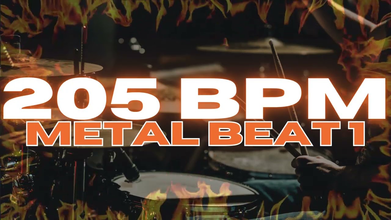 205 BPM - Metal Drum Beat - Loop 1