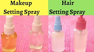 DIY Makeup & Hair Setting Spray|Simple & Cheap Makeup spray at home| For All Skin Types|Makeup fixer