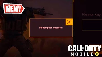 *NEW* Redeem Code | September 2022 CODM | COD Mobile