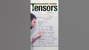 Tensors Revision Mathematical Physics CSIR NET GATE JEST #csirnet #tensor