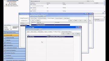 BPM: How to configure status changes and tie up stages