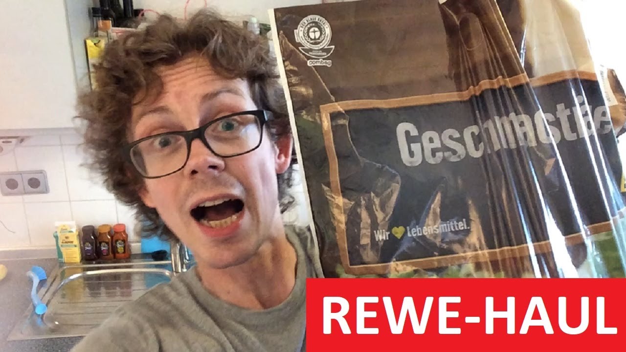 Rewe Haul aus Edeka Tüte mit Angebote: Oetker Pizza, Langnese Eis und ...