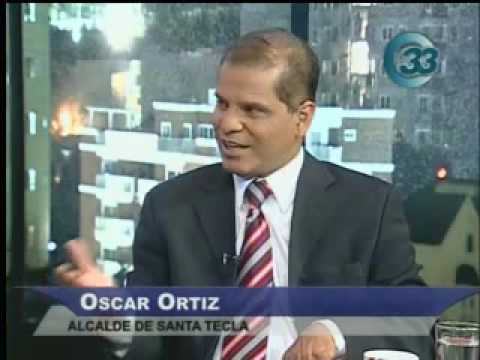 14/04/09 Oscar Ortiz, alcalde de Santa Tecla pt.1