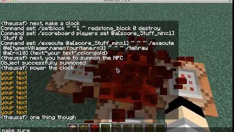 Custom NPCs in Vanilla Minecraft Command Block Creation 1.8